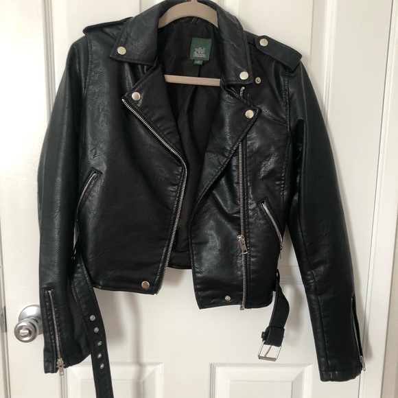 wild fable leather jacket